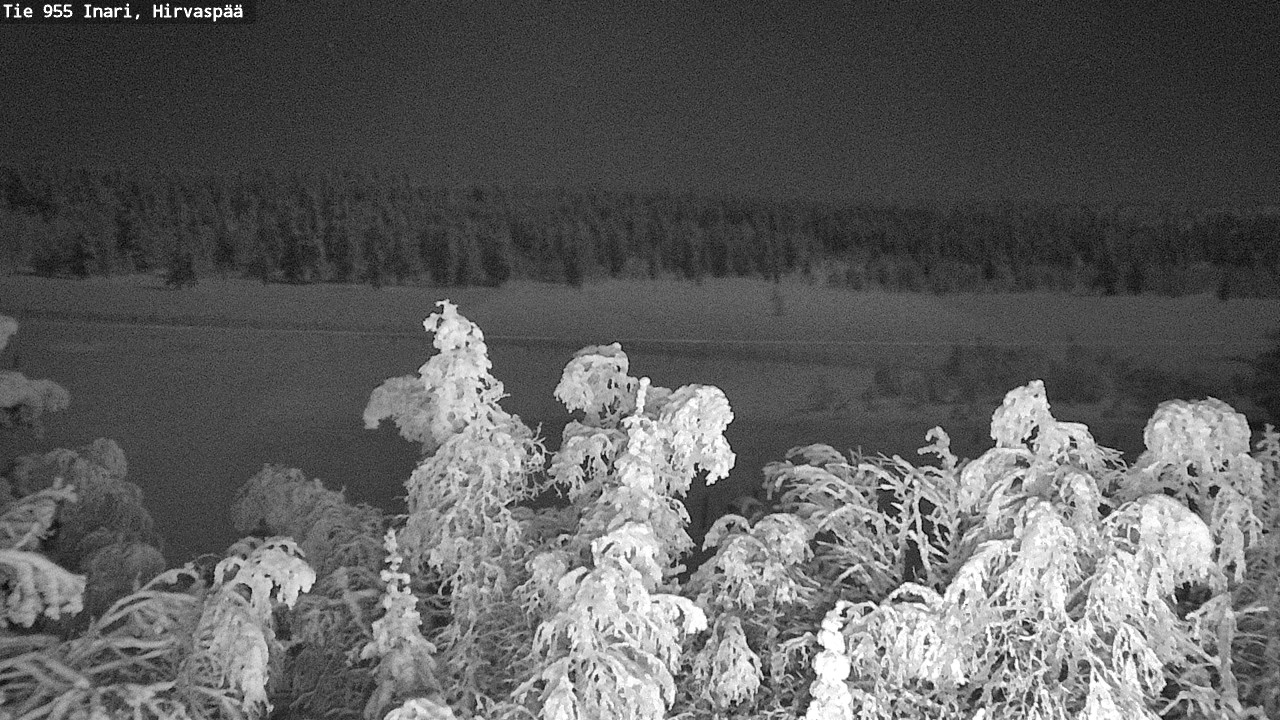 Kelikamerat Kuva Tie 955 Inari, Hirvaspää, Inari, Lappi