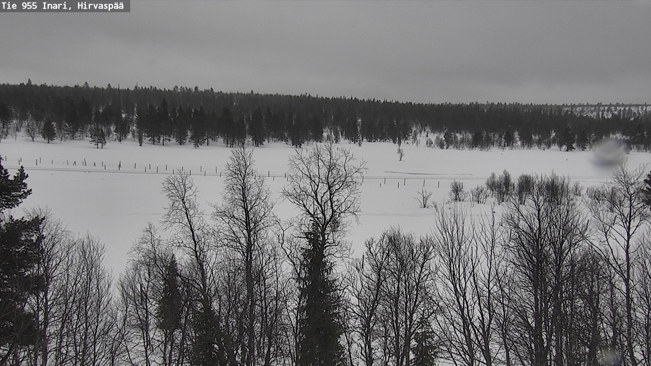 Kelikamerat Kuva Tie 955 Inari, Hirvaspää, Inari, Lappi