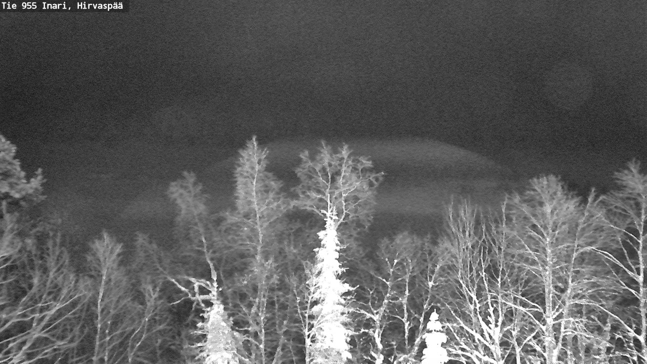 Weather Camera Image Road 955 Inari, Hirvaspää, Inari, Lappi