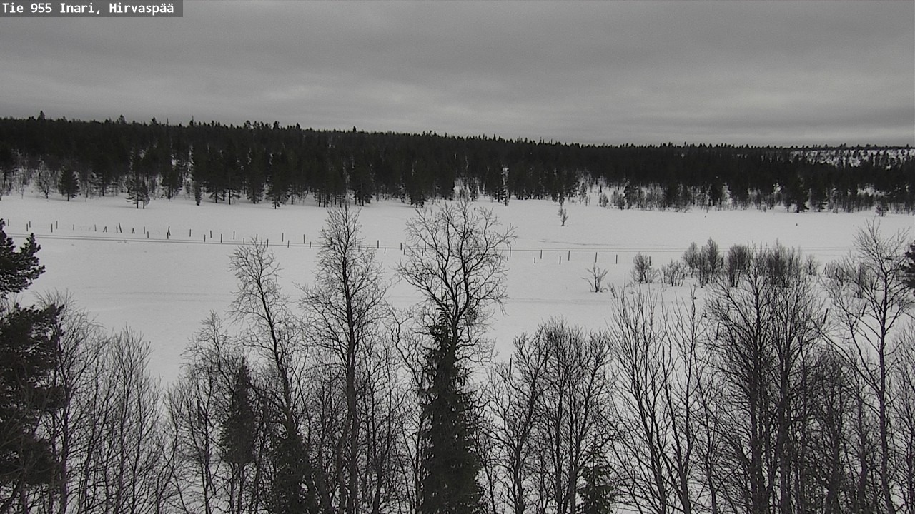 Kelikamerat Kuva Tie 955 Inari, Hirvaspää, Inari, Lappi