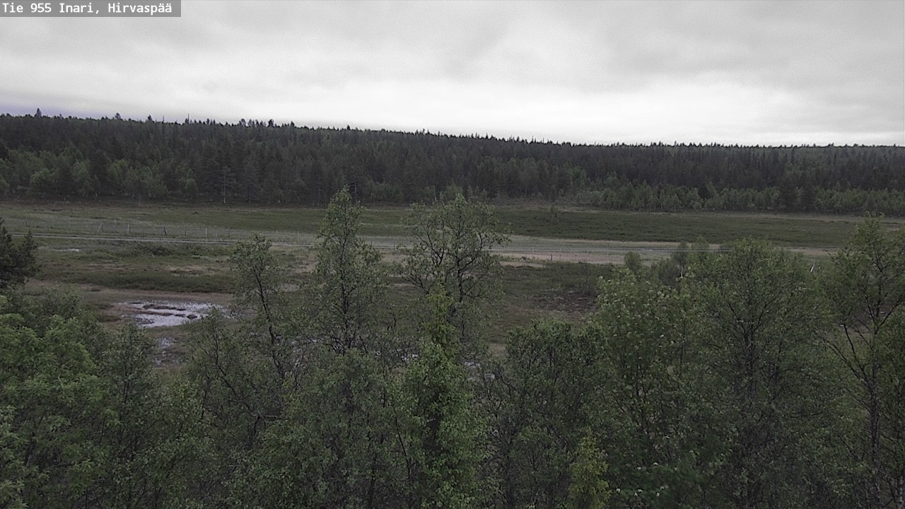 Weather Camera Image Väg 955 Enare, Hirvaspää, Inari, Lappi