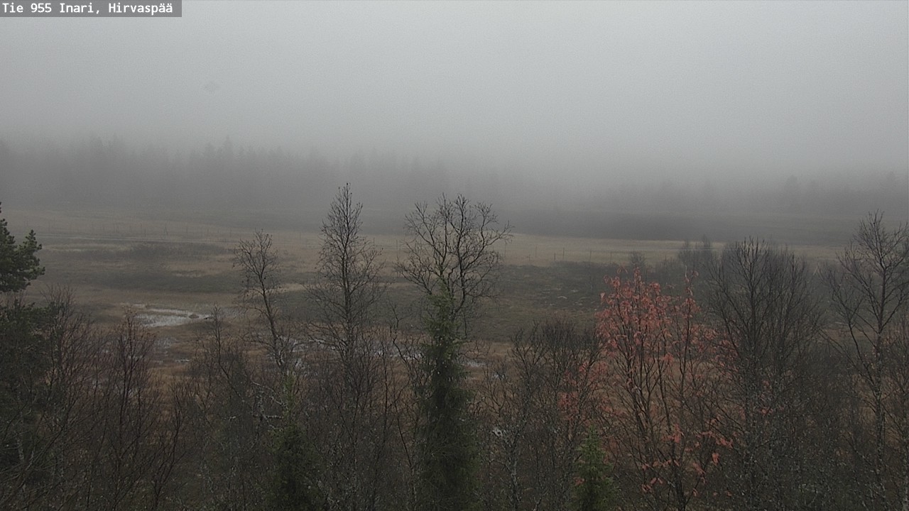 Weather Camera Image Road 955 Inari, Hirvaspää, Inari, Lappi