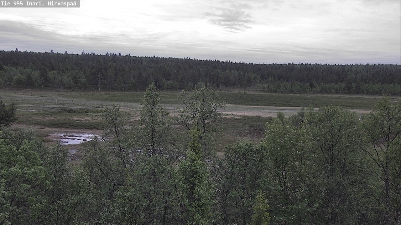 Kelikamerat Kuva Tie 955 Inari, Hirvaspää, Inari, Lappi