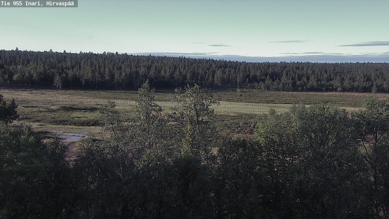 Weather Camera Image Road 955 Inari, Hirvaspää, Inari, Lappi