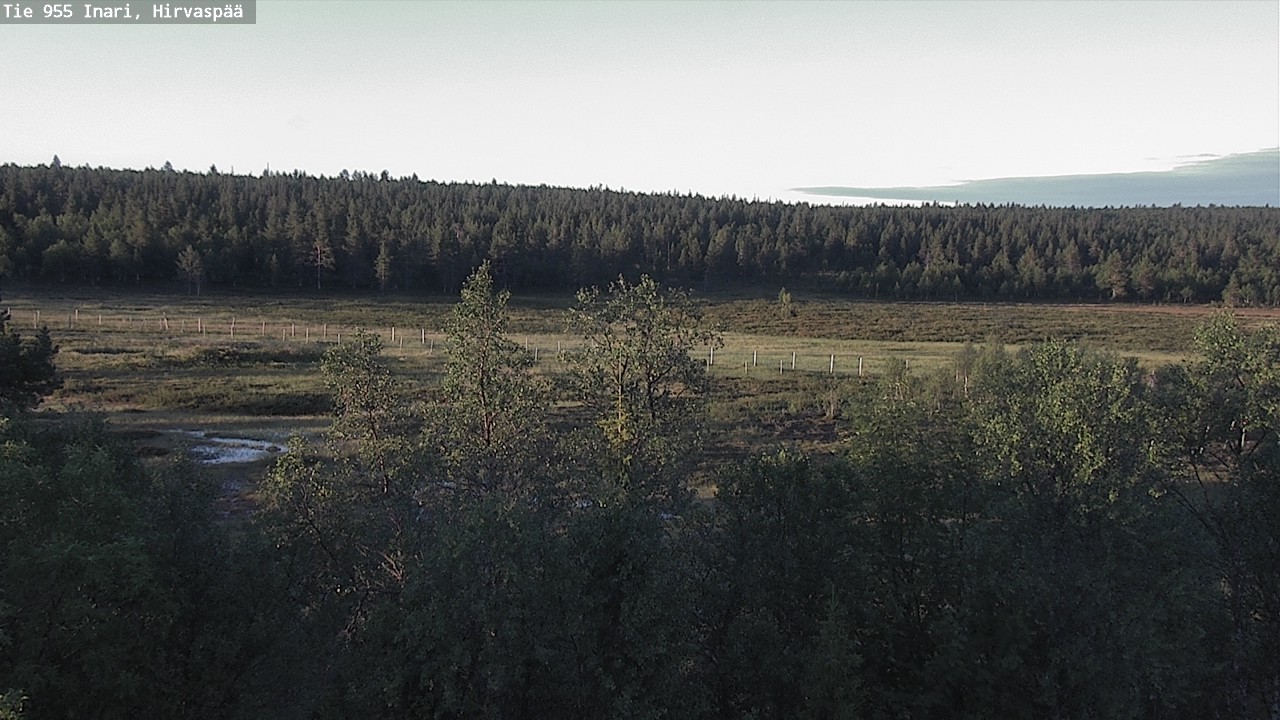 Weather Camera Image Väg 955 Enare, Hirvaspää, Inari, Lappi