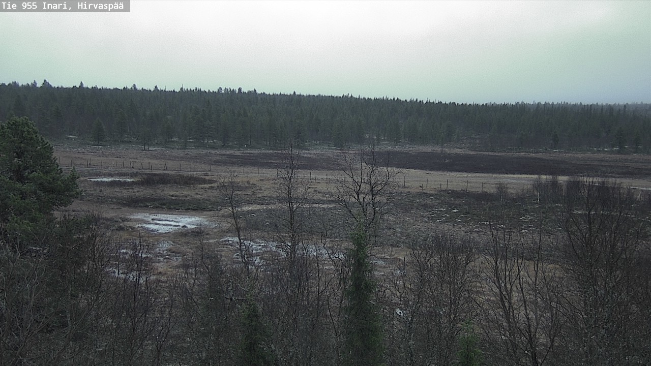Kelikamerat Kuva Tie 955 Inari, Hirvaspää, Inari, Lappi