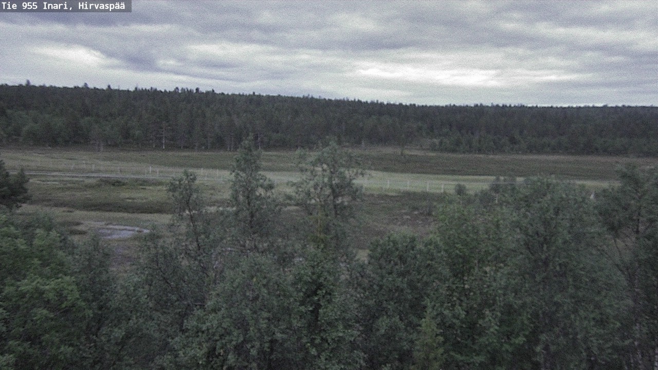 Kelikamerat Kuva Tie 955 Inari, Hirvaspää, Inari, Lappi