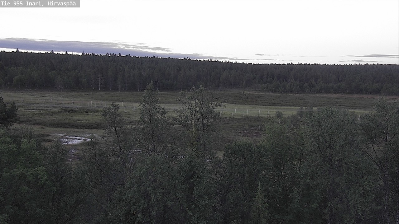 Kelikamerat Kuva Tie 955 Inari, Hirvaspää, Inari, Lappi