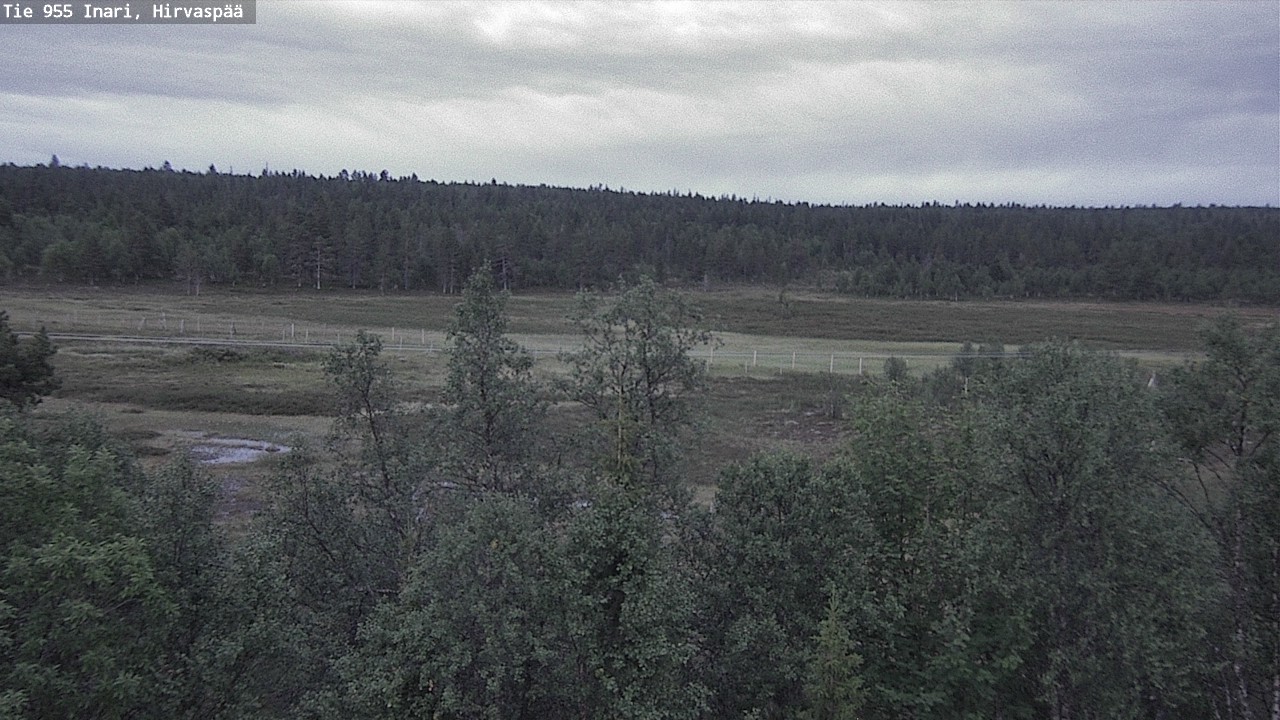 Kelikamerat Kuva Tie 955 Inari, Hirvaspää, Inari, Lappi