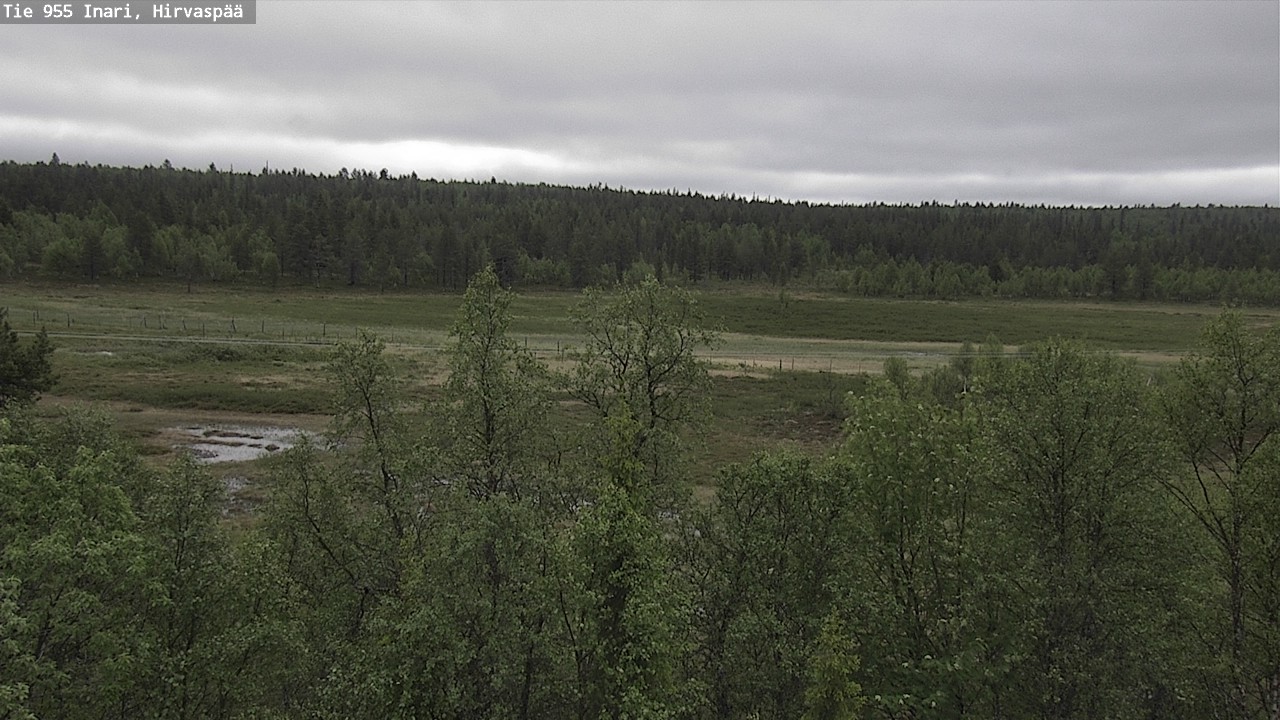 Kelikamerat Kuva Tie 955 Inari, Hirvaspää, Inari, Lappi