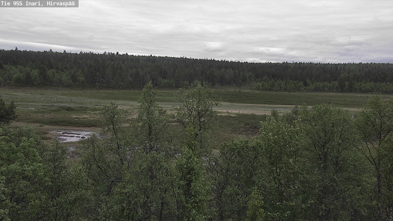 Kelikamerat Kuva Tie 955 Inari, Hirvaspää, Inari, Lappi