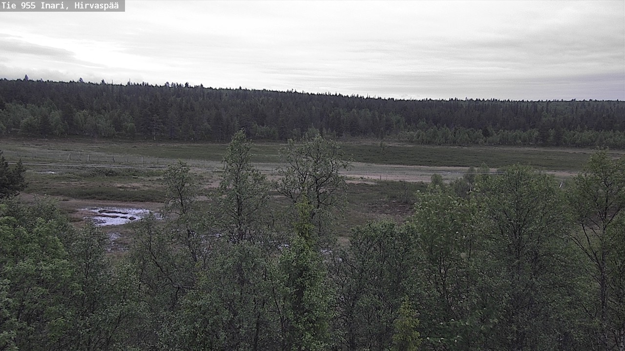 Kelikamerat Kuva Tie 955 Inari, Hirvaspää, Inari, Lappi
