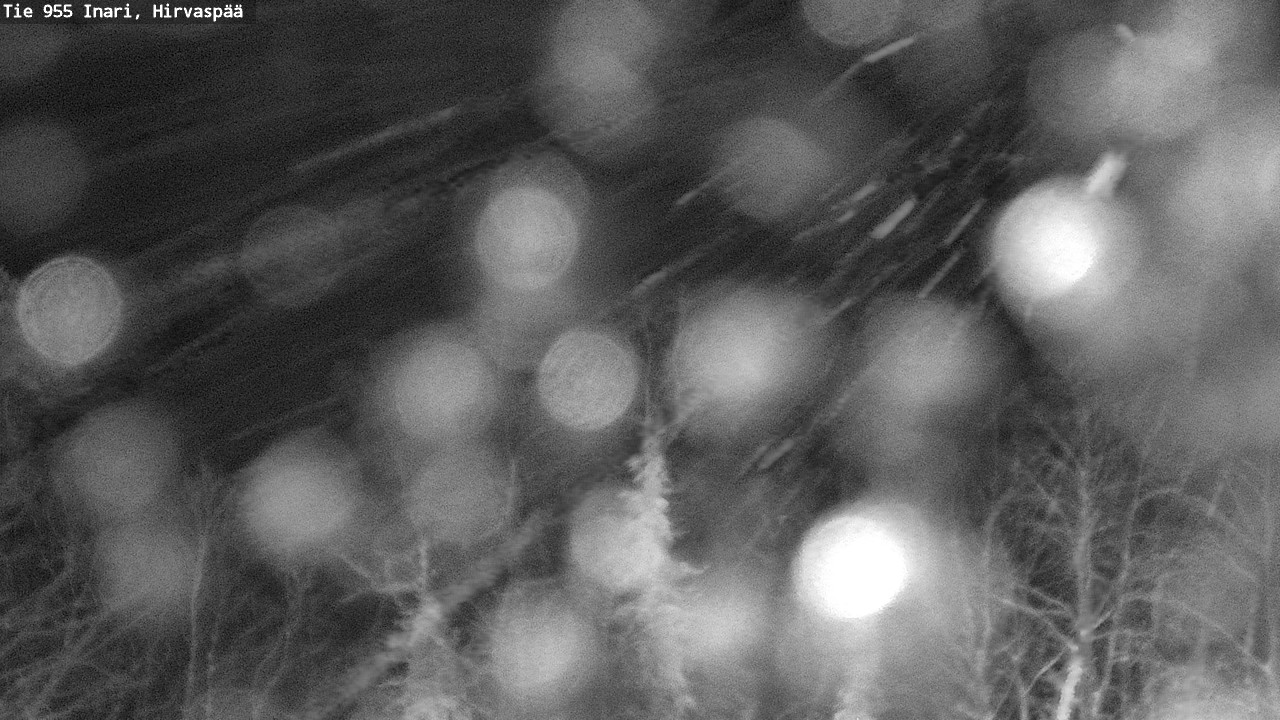 Weather Camera Image Road 955 Inari, Hirvaspää, Inari, Lappi