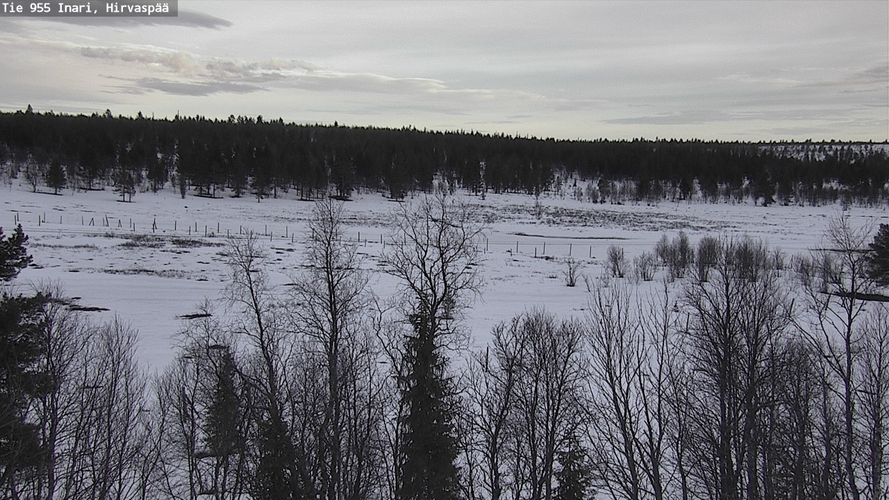 Weather Camera Image Väg 955 Enare, Hirvaspää, Inari, Lappi