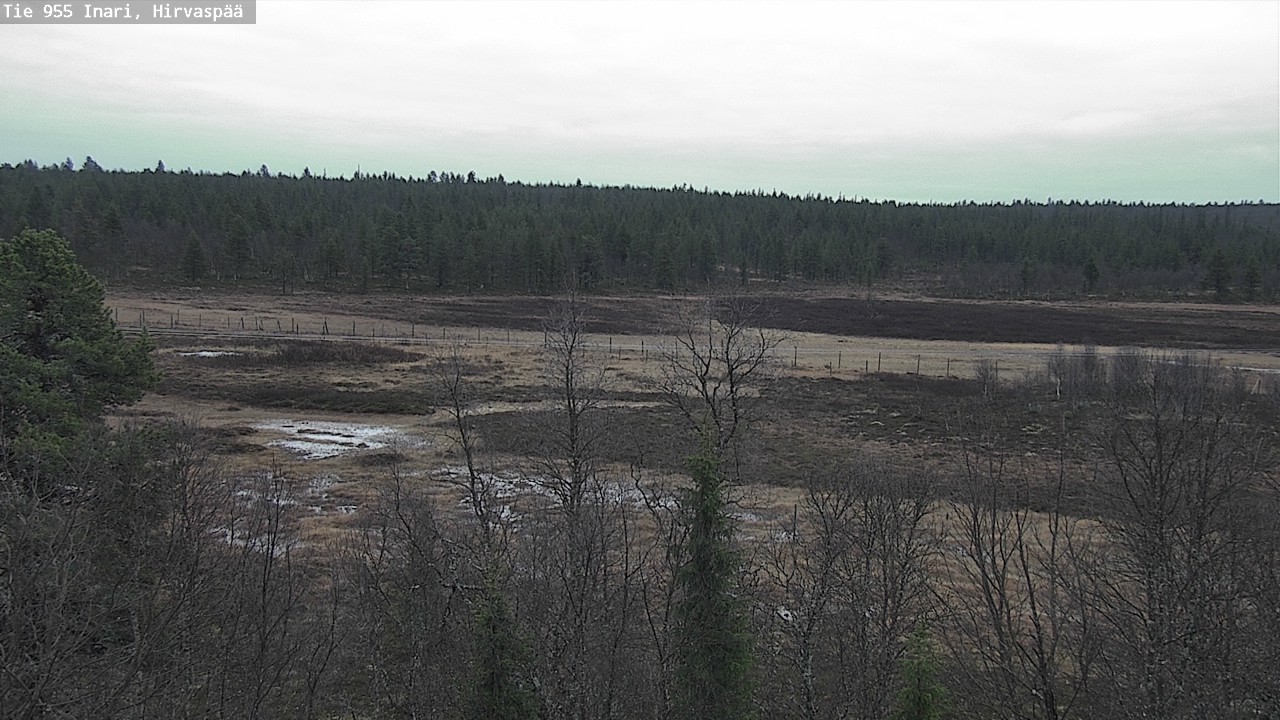 Kelikamerat Kuva Tie 955 Inari, Hirvaspää, Inari, Lappi