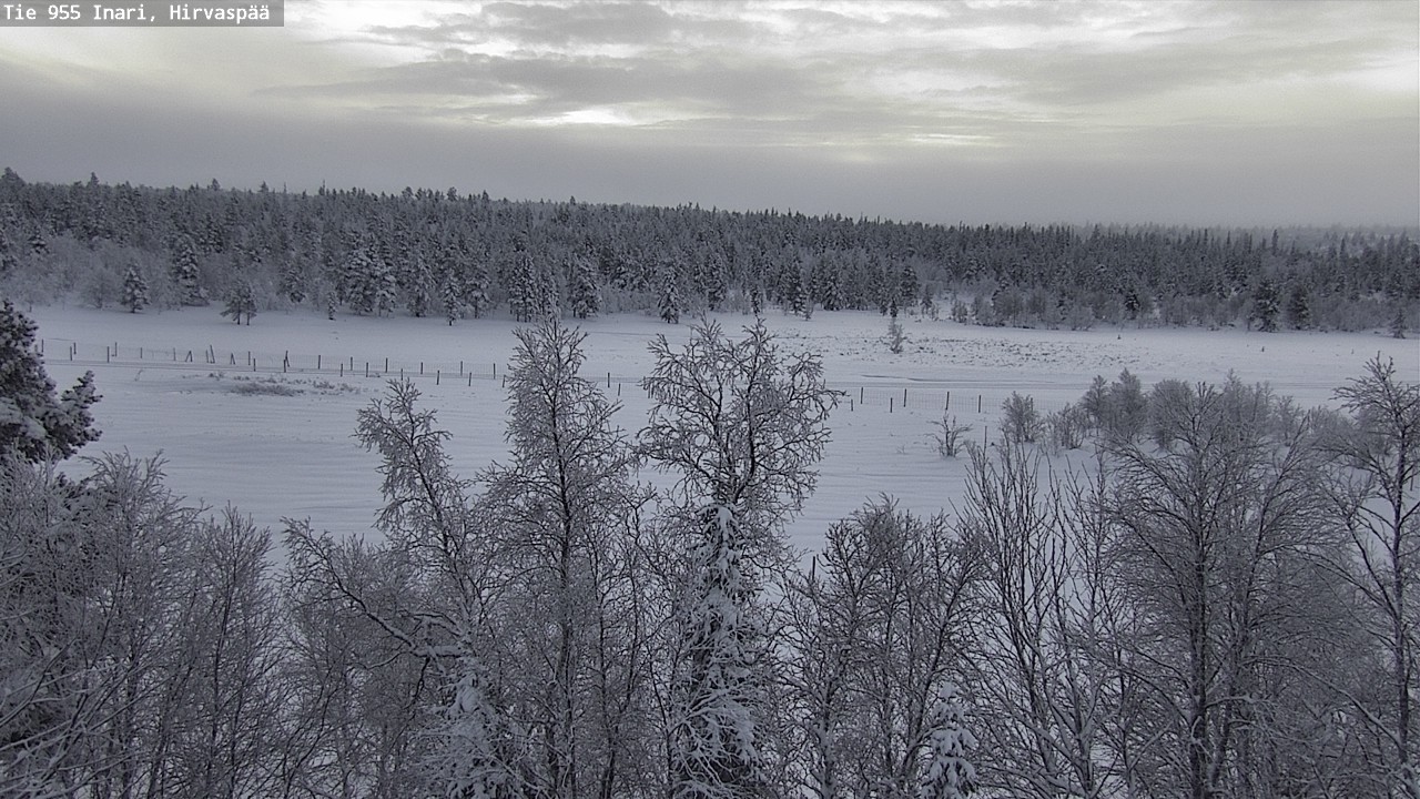 Weather Camera Image Väg 955 Enare, Hirvaspää, Inari, Lappi