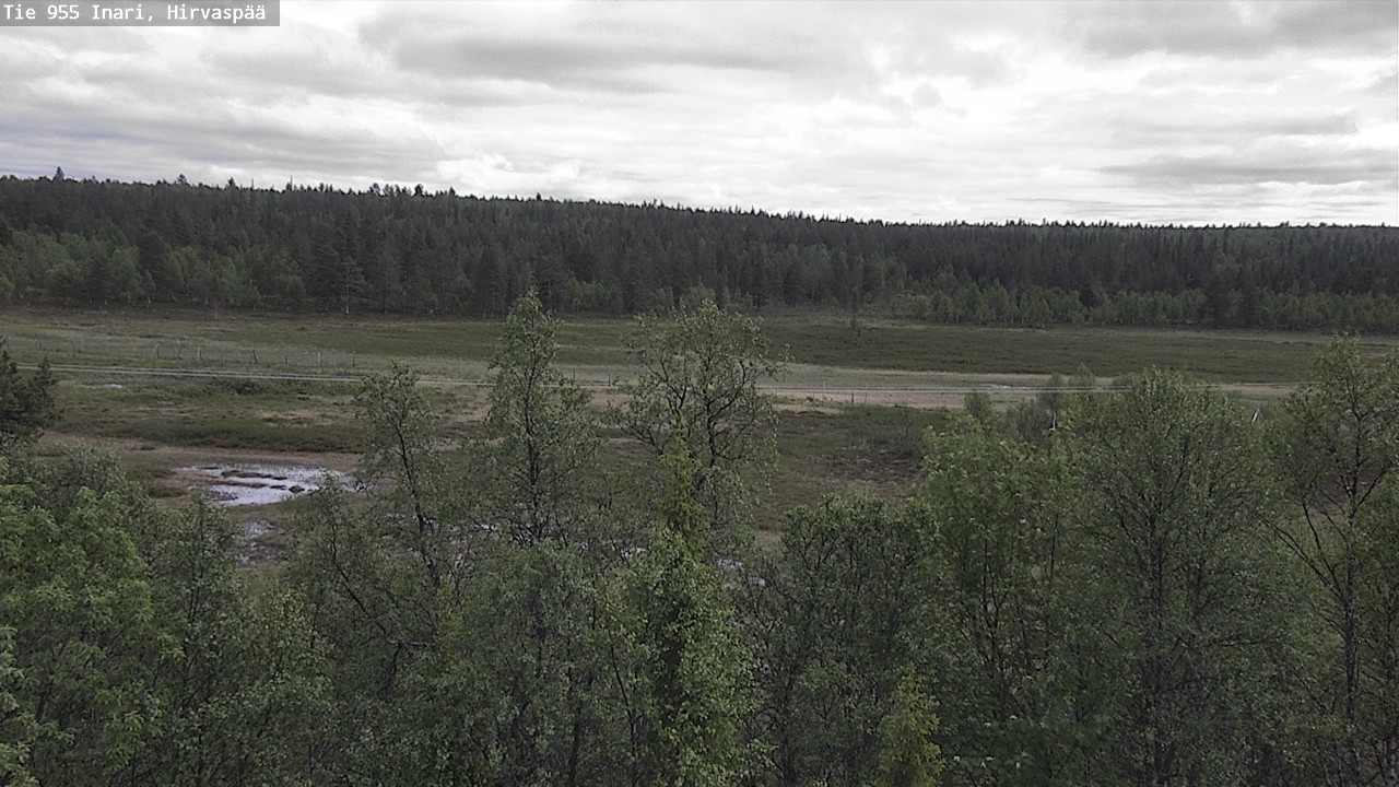 Kelikamerat Kuva Tie 955 Inari, Hirvaspää, Inari, Lappi