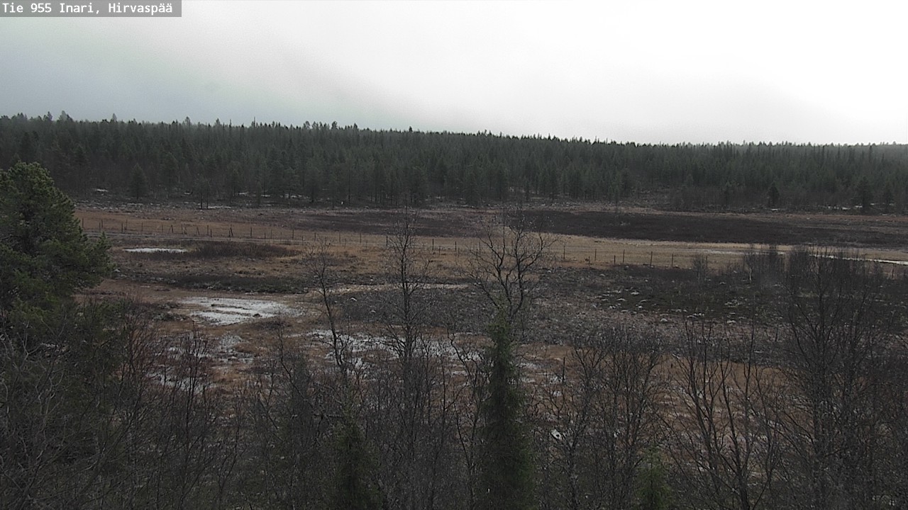 Kelikamerat Kuva Tie 955 Inari, Hirvaspää, Inari, Lappi