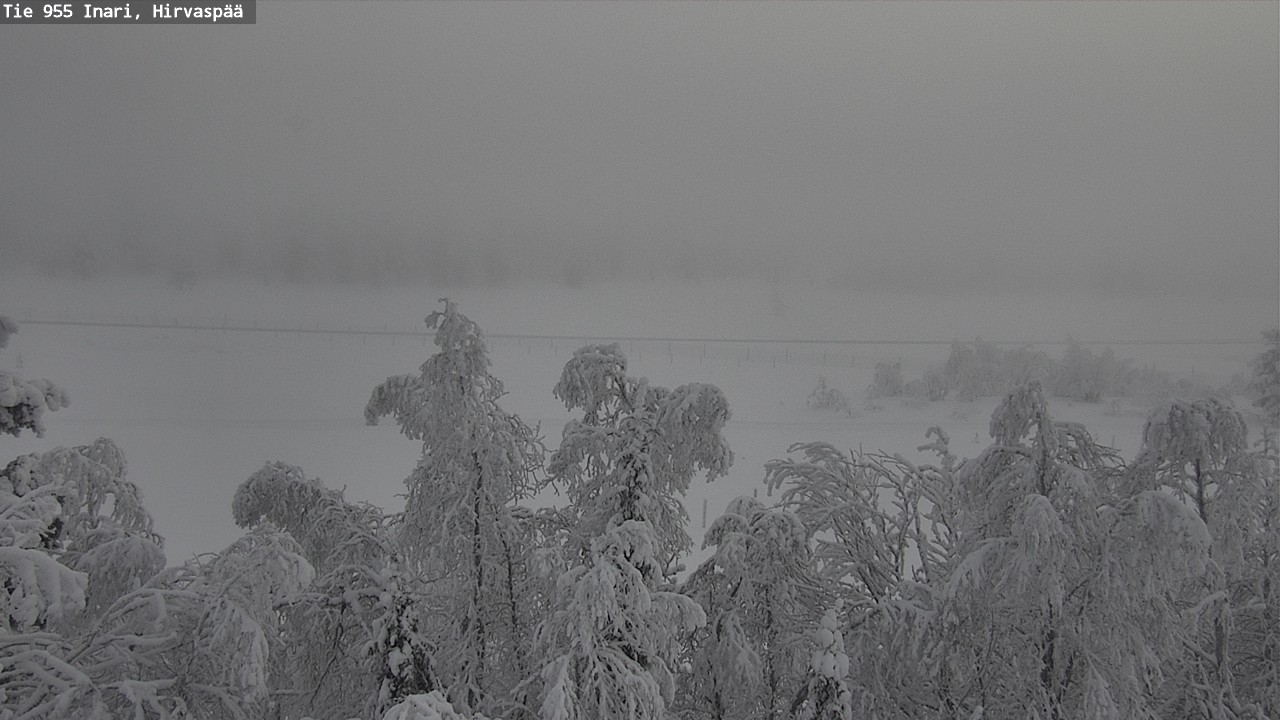 Kelikamerat Kuva Tie 955 Inari, Hirvaspää, Inari, Lappi