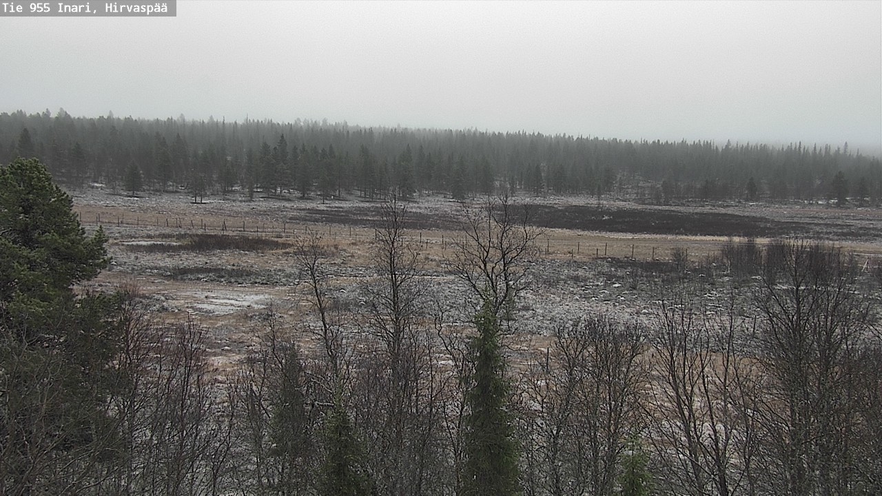 Kelikamerat Kuva Tie 955 Inari, Hirvaspää, Inari, Lappi