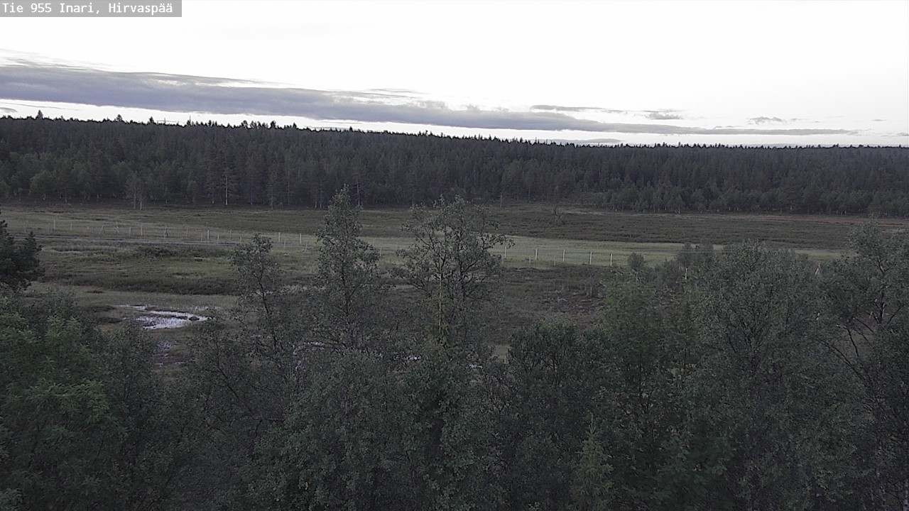 Kelikamerat Kuva Tie 955 Inari, Hirvaspää, Inari, Lappi