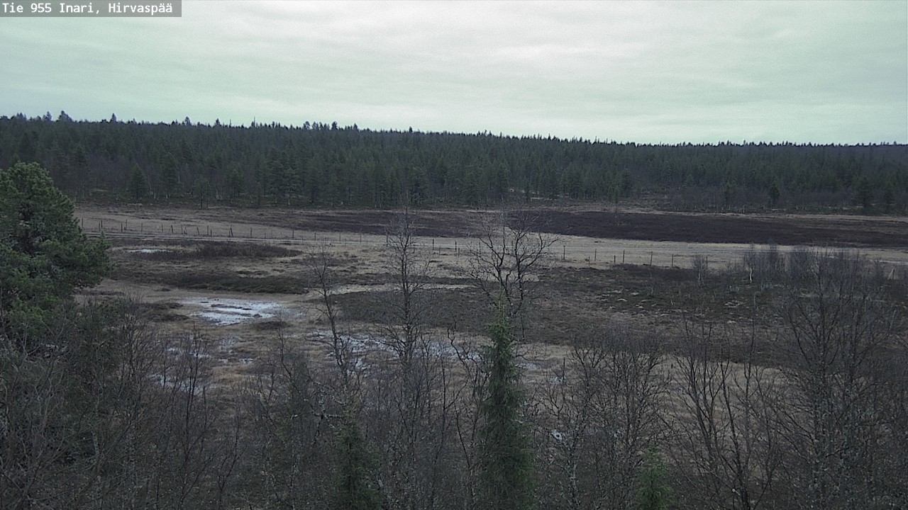 Kelikamerat Kuva Tie 955 Inari, Hirvaspää, Inari, Lappi