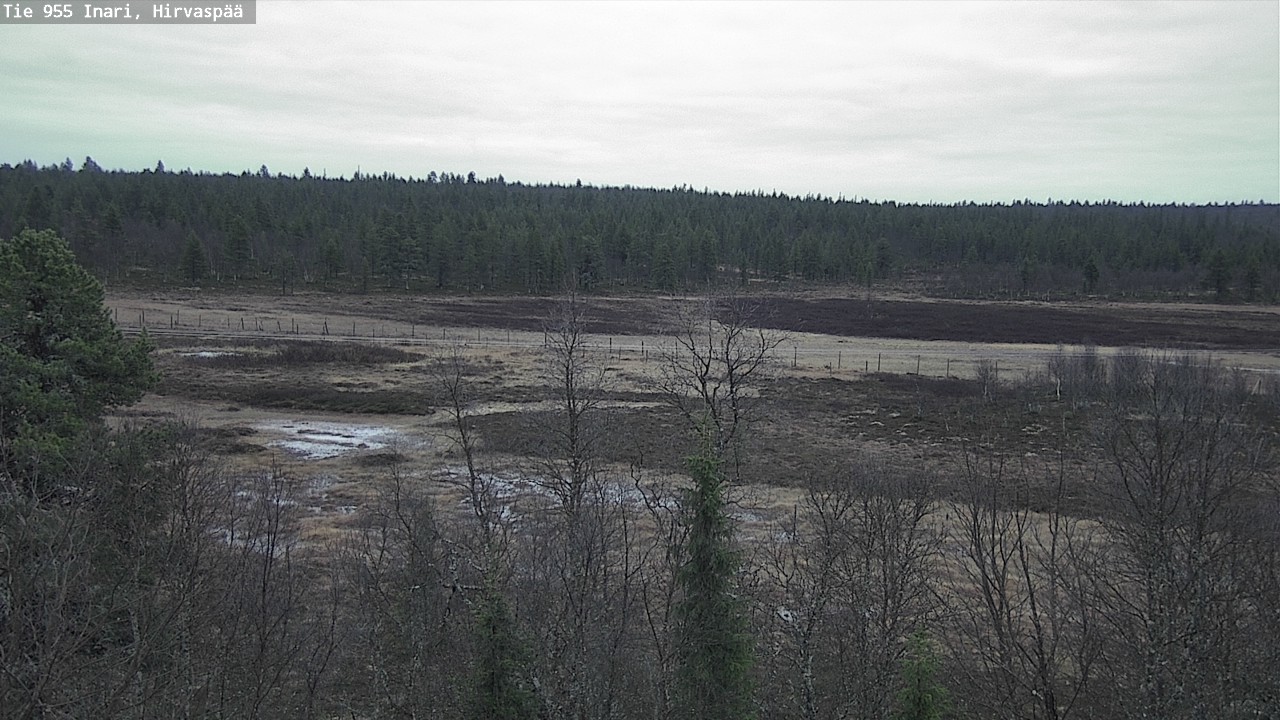 Kelikamerat Kuva Tie 955 Inari, Hirvaspää, Inari, Lappi