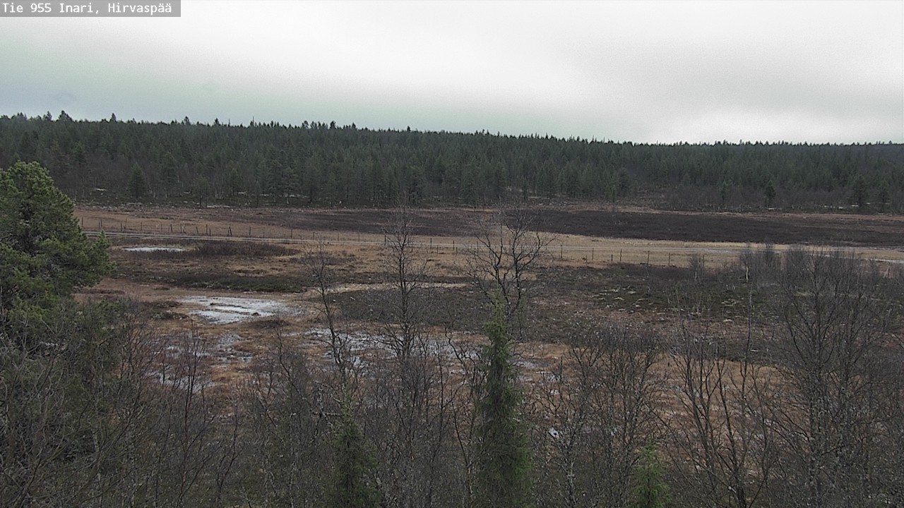 Kelikamerat Kuva Tie 955 Inari, Hirvaspää, Inari, Lappi