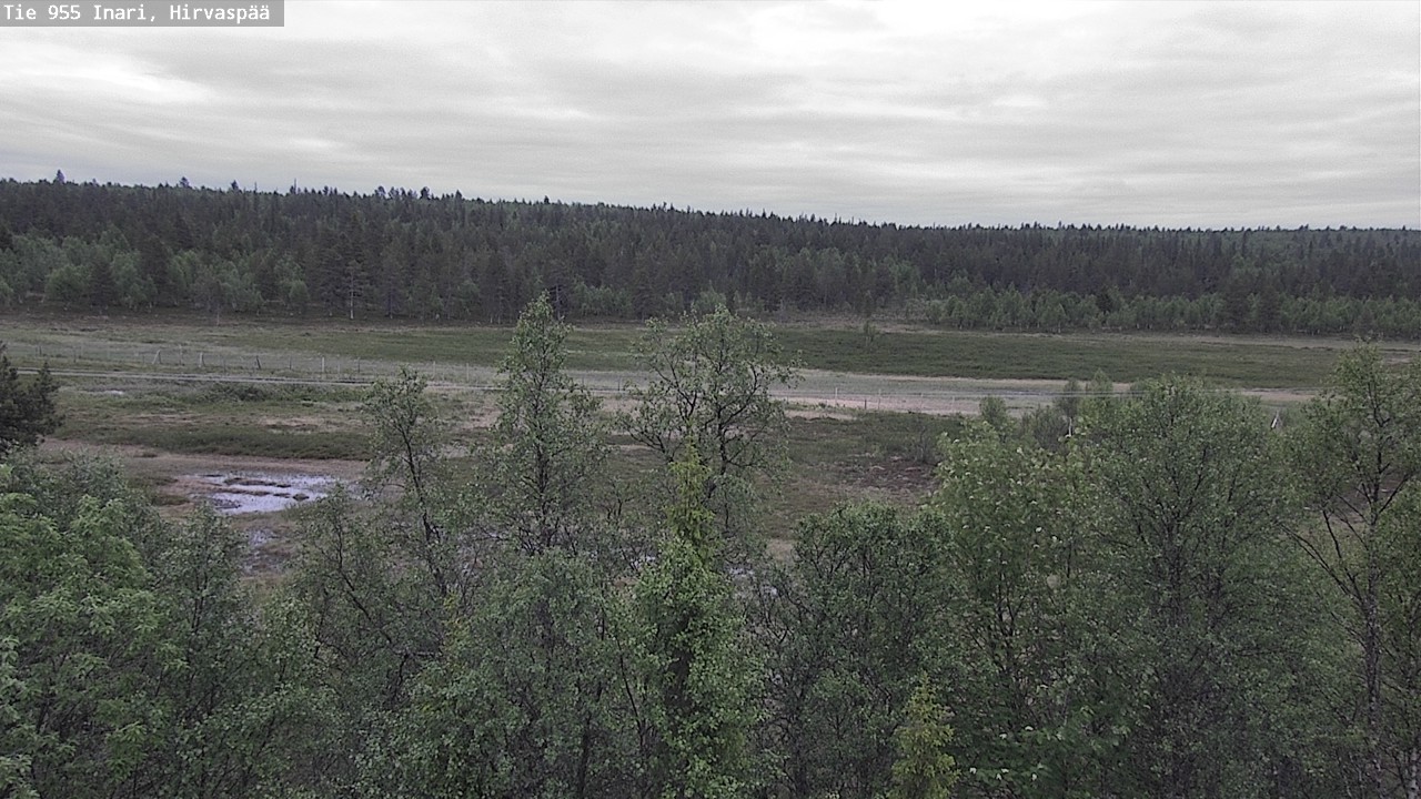 Kelikamerat Kuva Tie 955 Inari, Hirvaspää, Inari, Lappi