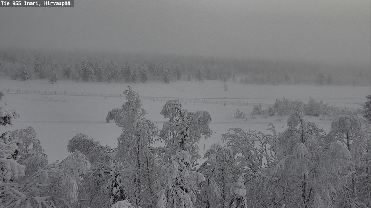 Kelikamerat Kuva Tie 955 Inari, Hirvaspää, Inari, Lappi