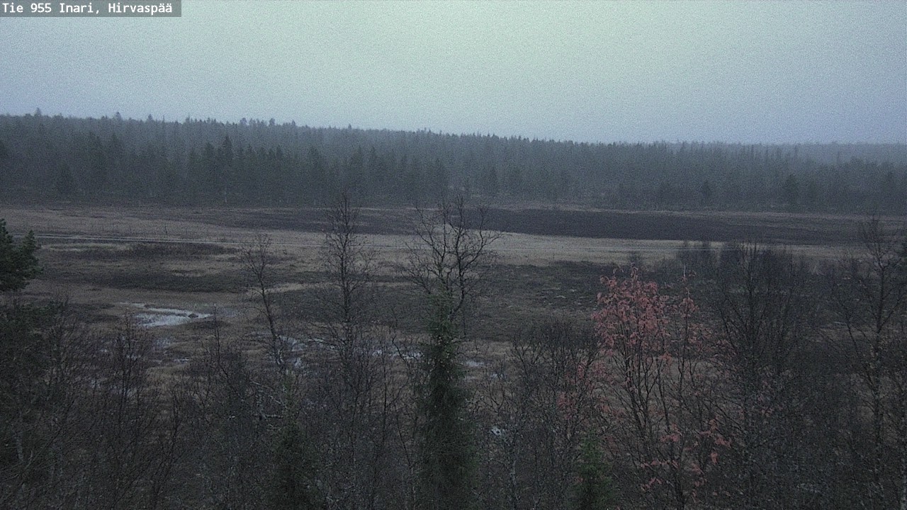 Kelikamerat Kuva Tie 955 Inari, Hirvaspää, Inari, Lappi