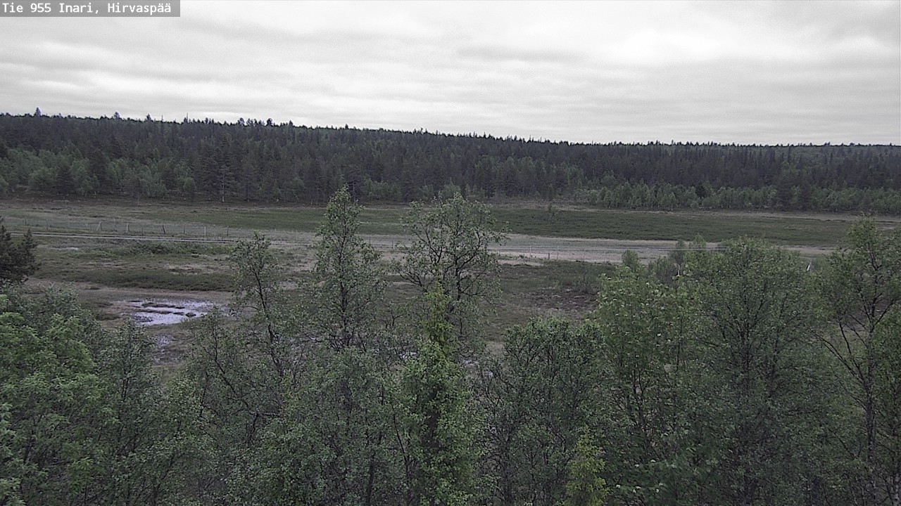 Kelikamerat Kuva Tie 955 Inari, Hirvaspää, Inari, Lappi