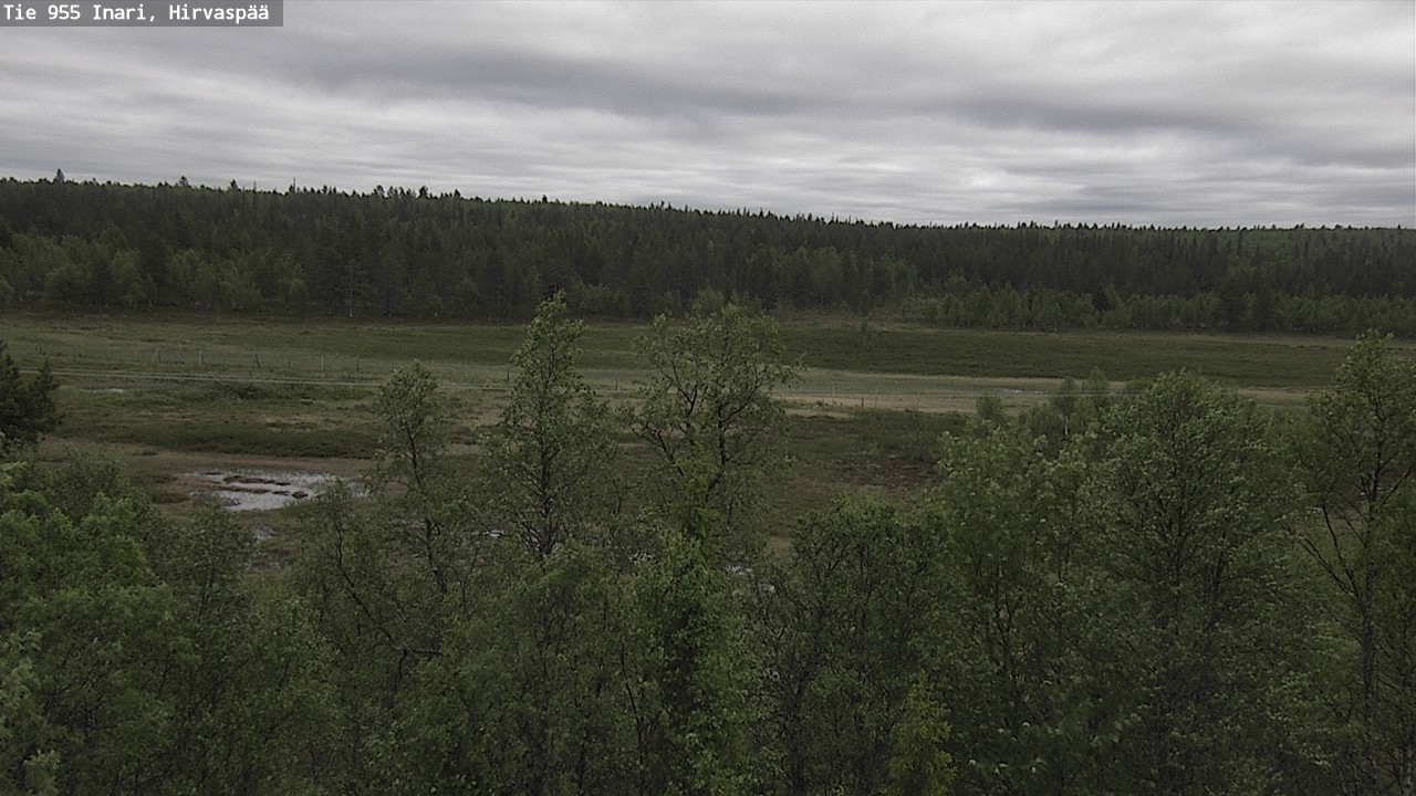 Kelikamerat Kuva Tie 955 Inari, Hirvaspää, Inari, Lappi