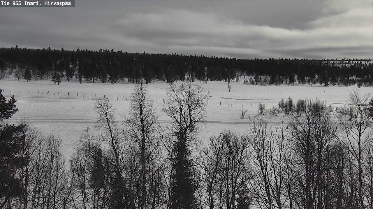 Kelikamerat Kuva Tie 955 Inari, Hirvaspää, Inari, Lappi