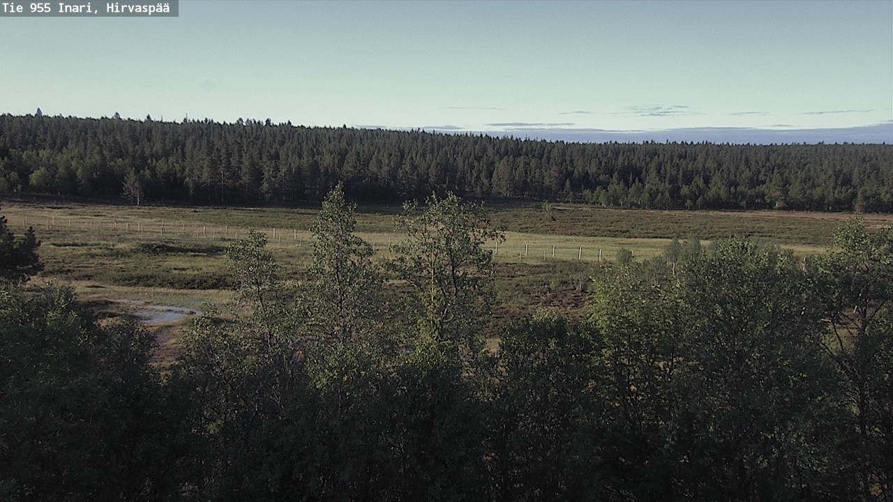 Weather Camera Image Väg 955 Enare, Hirvaspää, Inari, Lappi