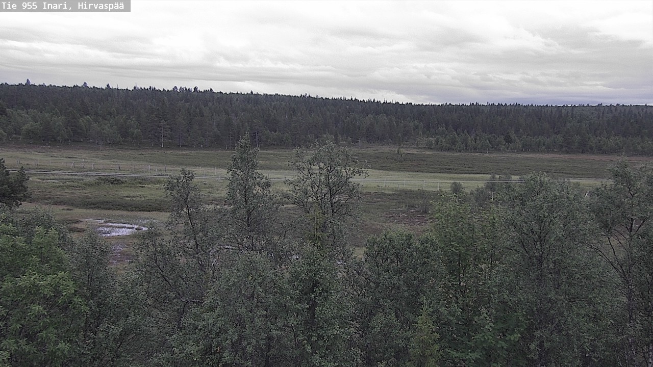 Kelikamerat Kuva Tie 955 Inari, Hirvaspää, Inari, Lappi