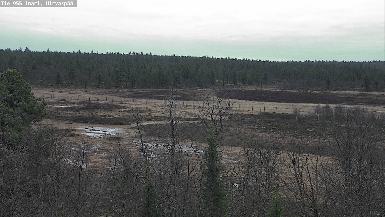 Kelikamerat Kuva Tie 955 Inari, Hirvaspää, Inari, Lappi