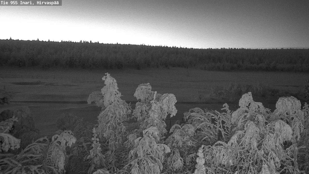 Kelikamerat Kuva Tie 955 Inari, Hirvaspää, Inari, Lappi