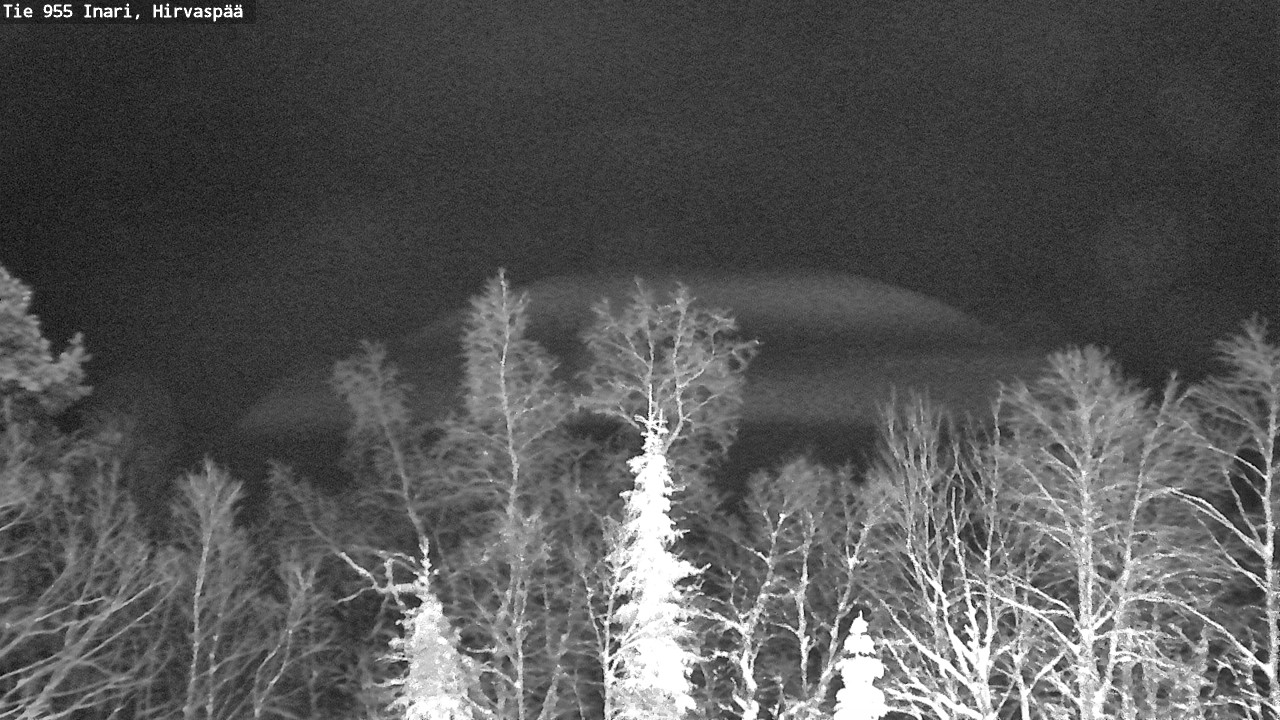 Weather Camera Image Road 955 Inari, Hirvaspää, Inari, Lappi