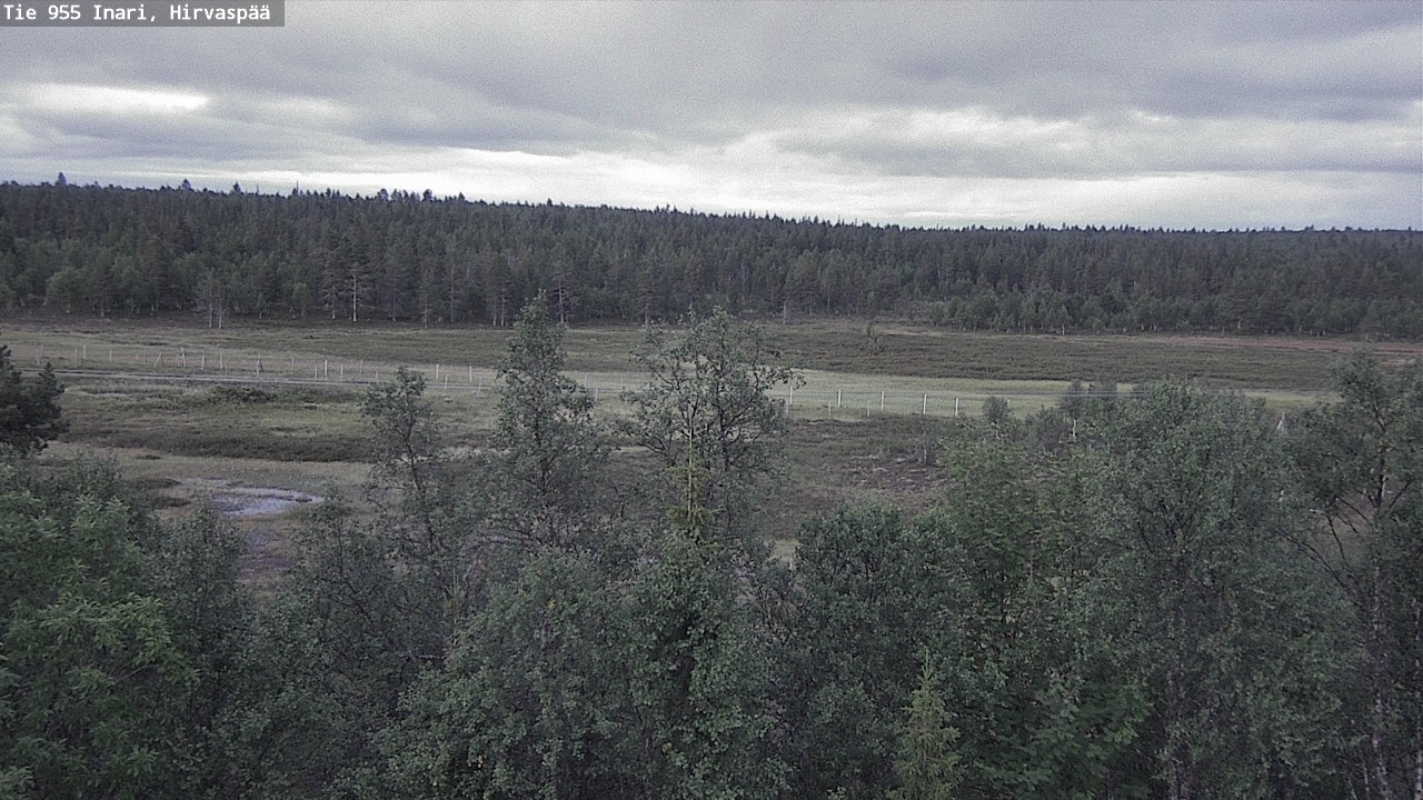 Kelikamerat Kuva Tie 955 Inari, Hirvaspää, Inari, Lappi