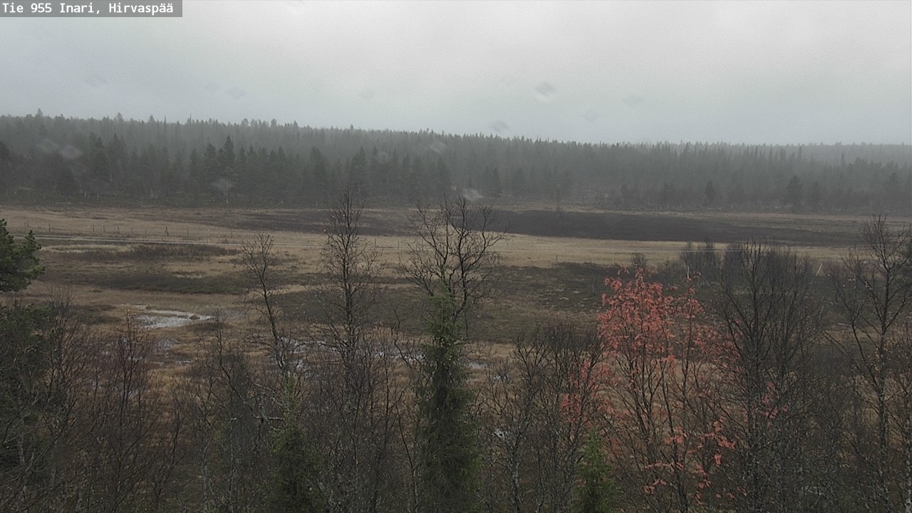 Kelikamerat Kuva Tie 955 Inari, Hirvaspää, Inari, Lappi
