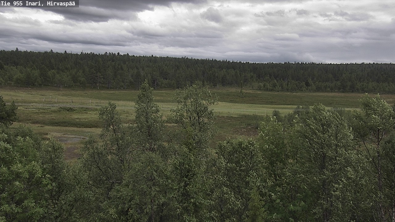 Kelikamerat Kuva Tie 955 Inari, Hirvaspää, Inari, Lappi