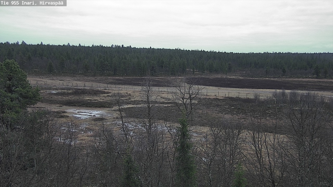 Kelikamerat Kuva Tie 955 Inari, Hirvaspää, Inari, Lappi
