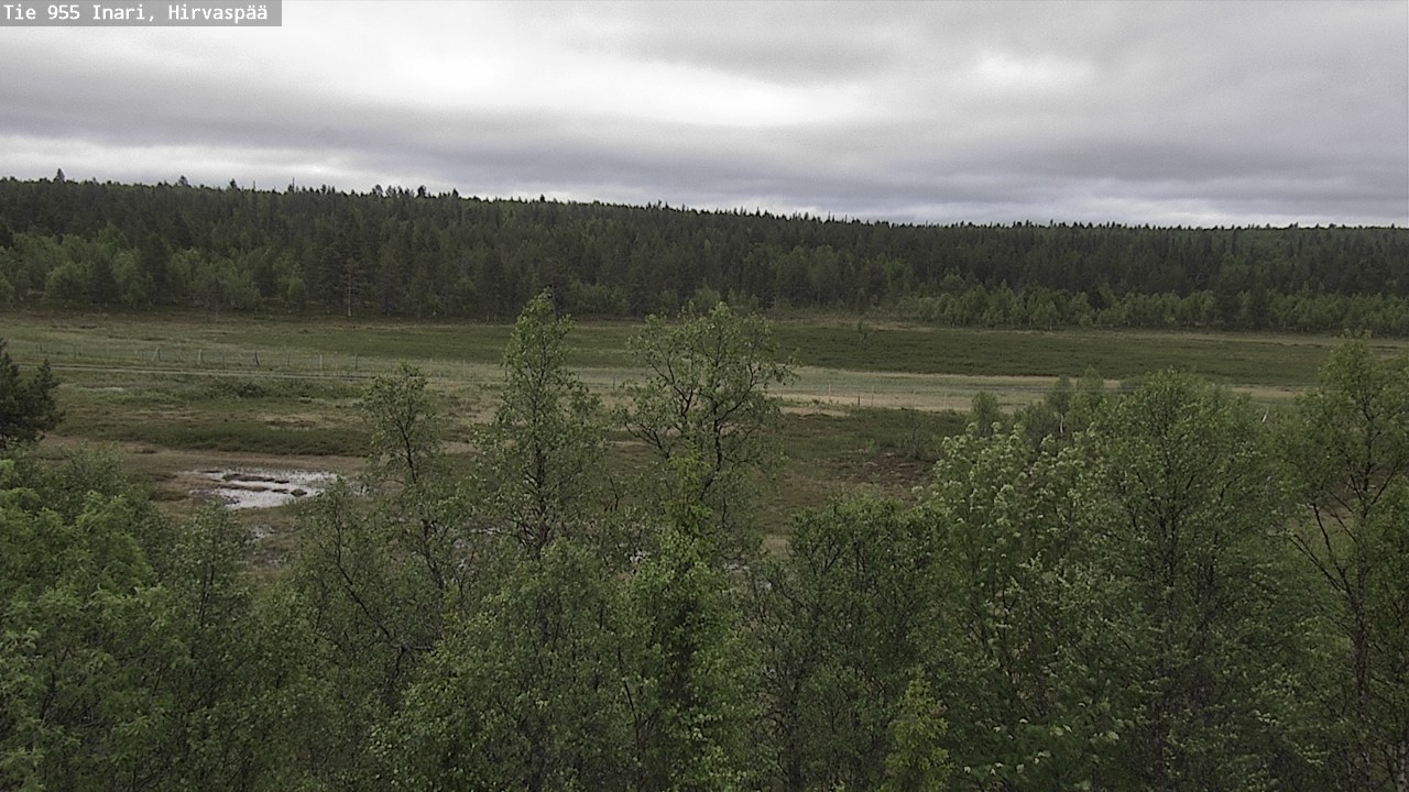 Kelikamerat Kuva Tie 955 Inari, Hirvaspää, Inari, Lappi
