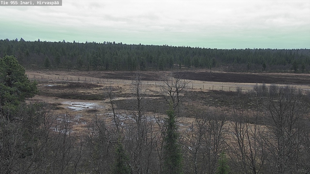 Kelikamerat Kuva Tie 955 Inari, Hirvaspää, Inari, Lappi