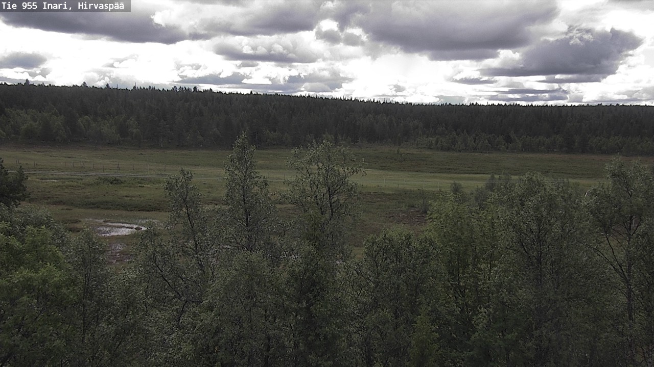 Weather Camera Image Väg 955 Enare, Hirvaspää, Inari, Lappi