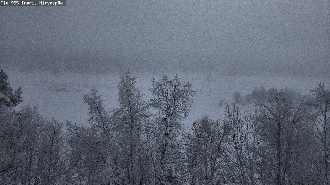 Weather Camera Image Väg 955 Enare, Hirvaspää, Inari, Lappi