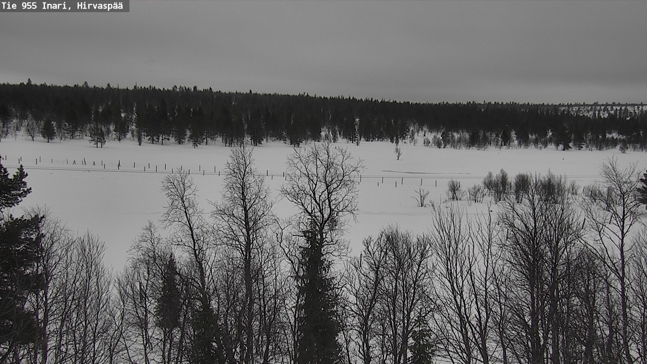 Kelikamerat Kuva Tie 955 Inari, Hirvaspää, Inari, Lappi