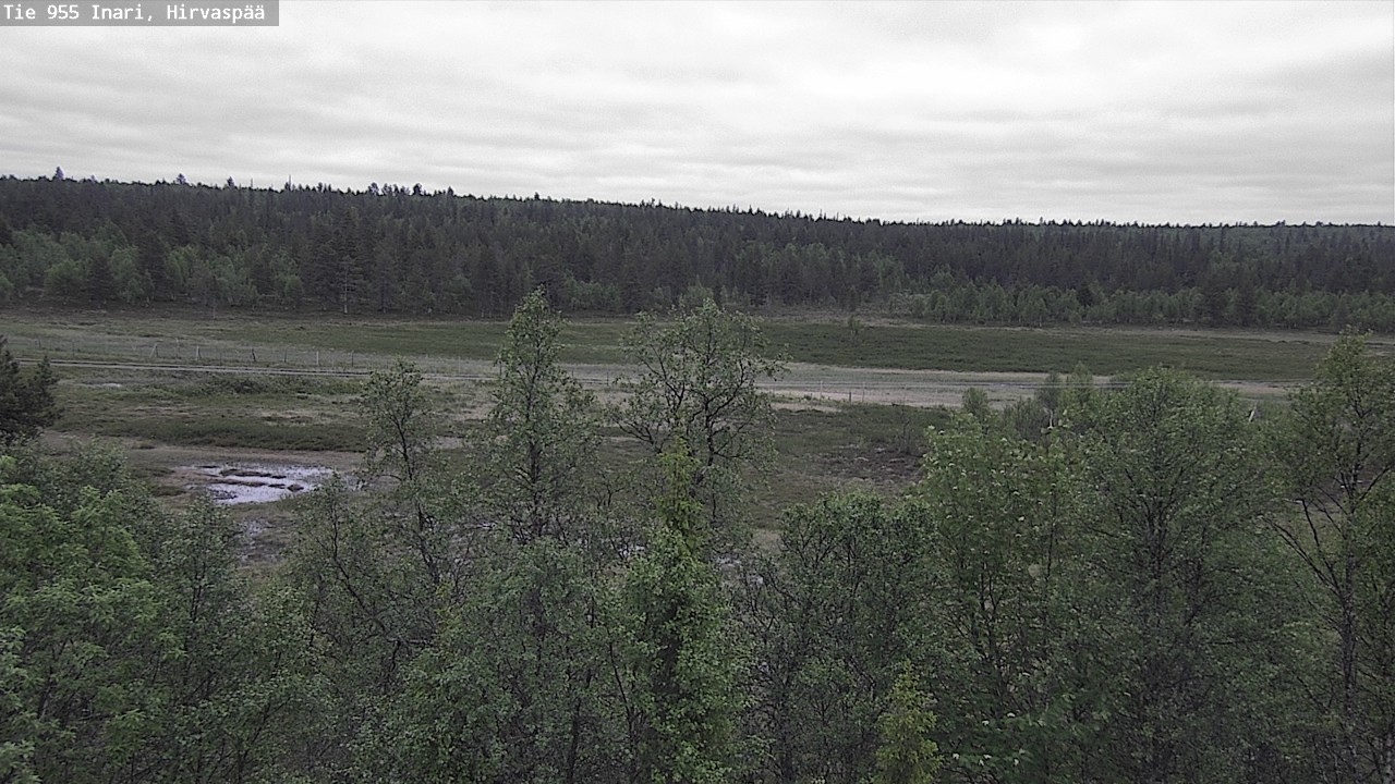Kelikamerat Kuva Tie 955 Inari, Hirvaspää, Inari, Lappi