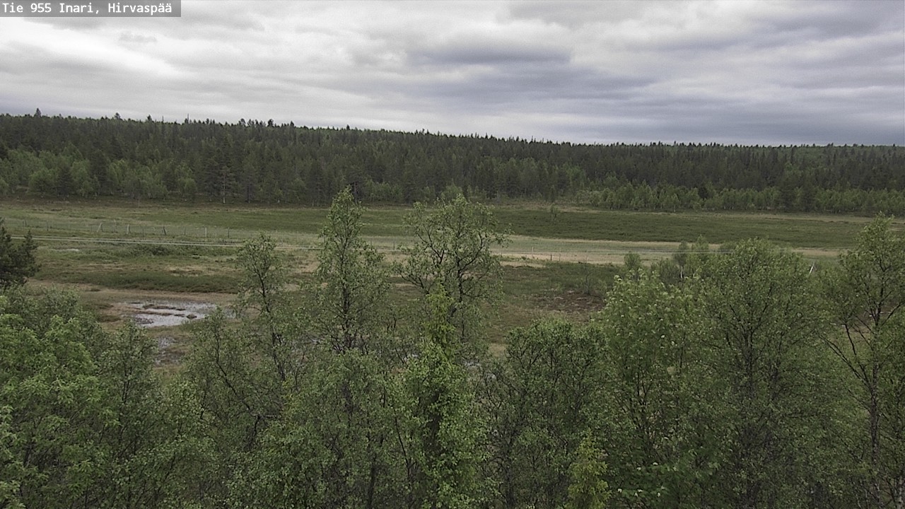 Kelikamerat Kuva Tie 955 Inari, Hirvaspää, Inari, Lappi